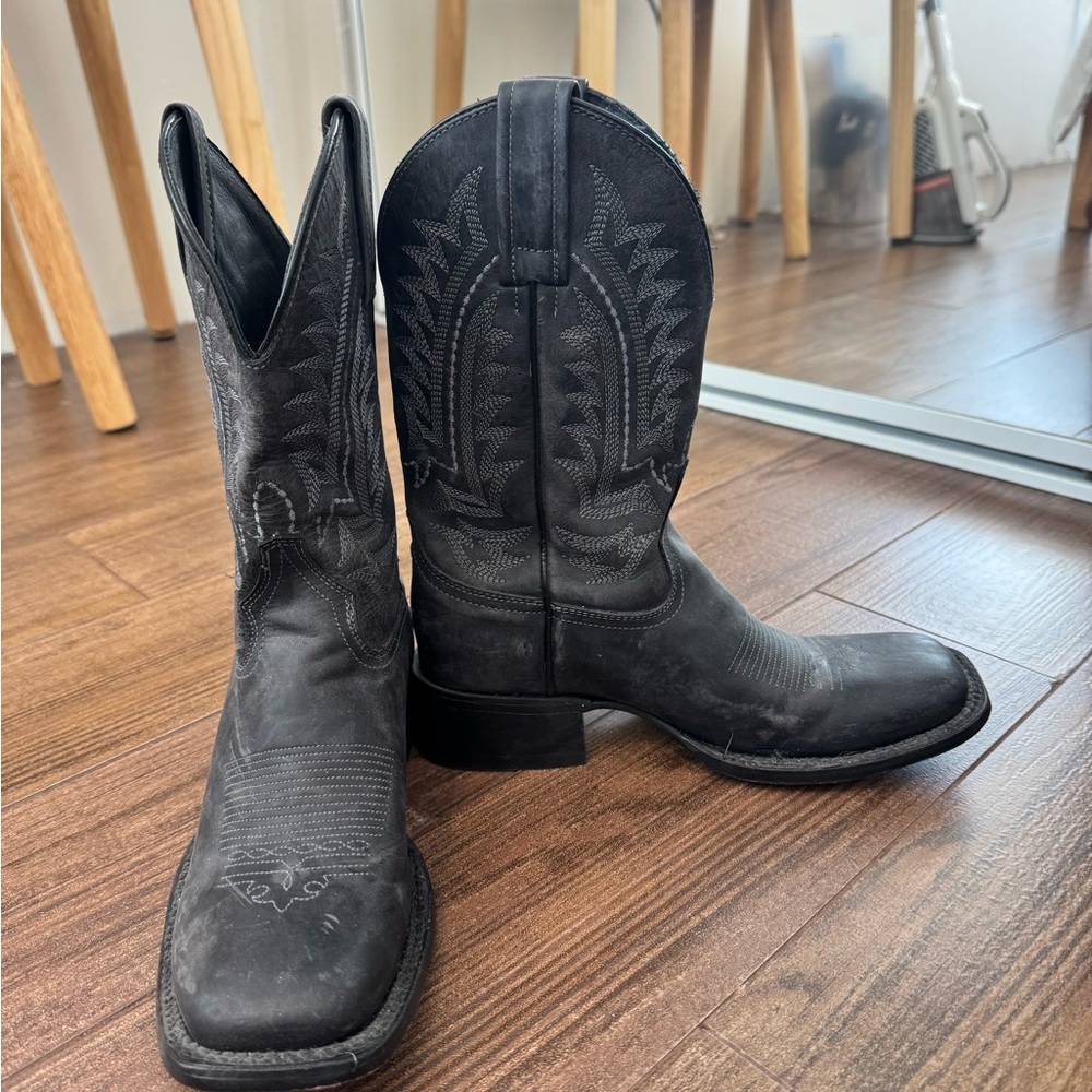 Black Western Cowboy Boots